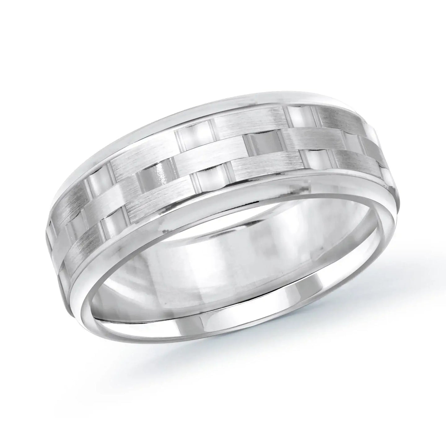 14K White Gold Ring from the Executif Collection by Malo