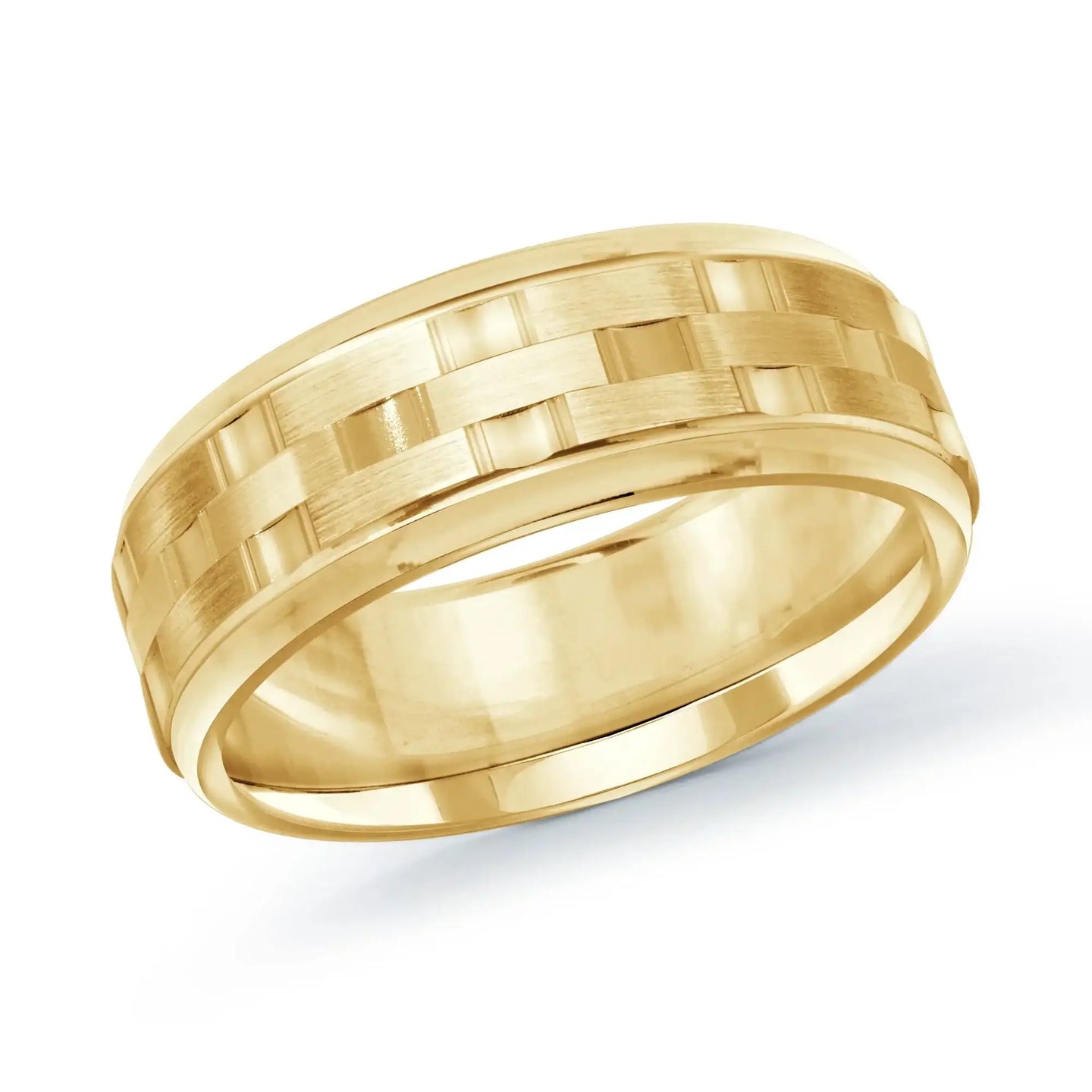 14K Yellow Gold Ring from the Executif Collection by Malo