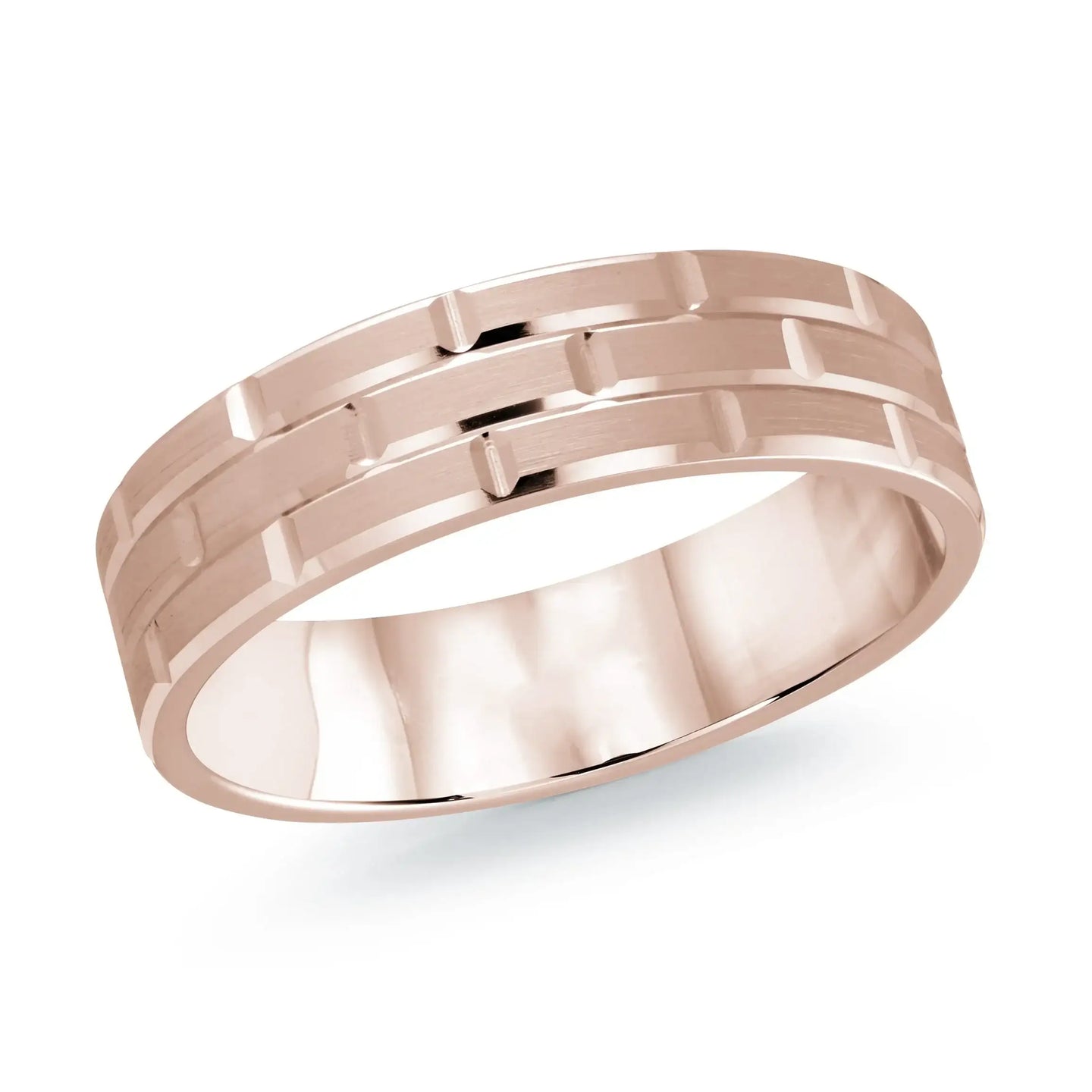 14K Rose Gold Ring from the Executif Collection by Malo