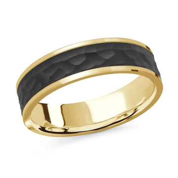 14K Yellow Gold Ring from the Noir Collection by Malo