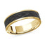 14K Yellow Gold Ring from the Noir Collection by Malo
