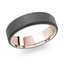 14K Rose Gold Ring from the Noir Collection by Malo