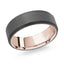 14K Rose Gold Ring from the Noir Collection by Malo