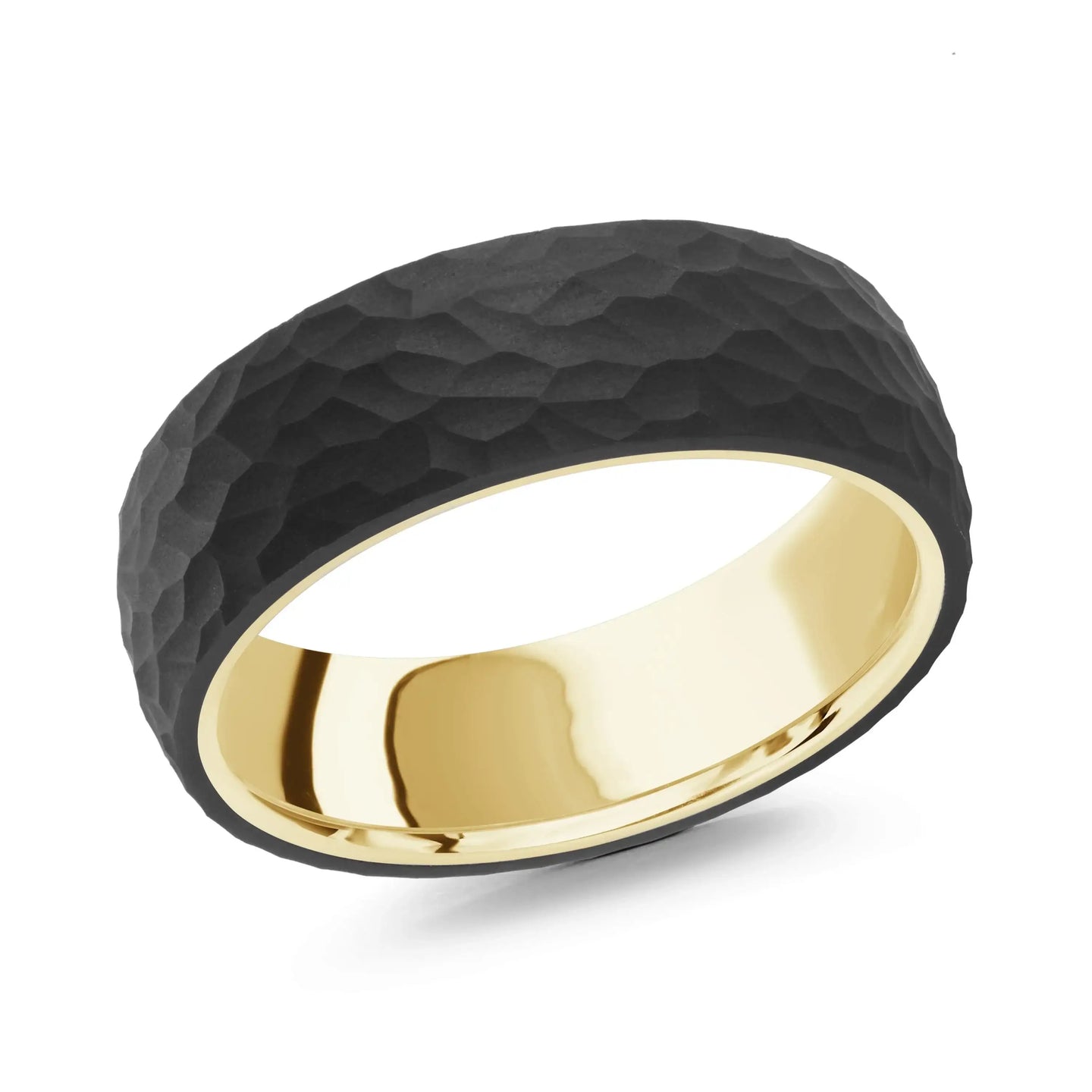14K Yellow Gold Ring from the Noir Collection by Malo