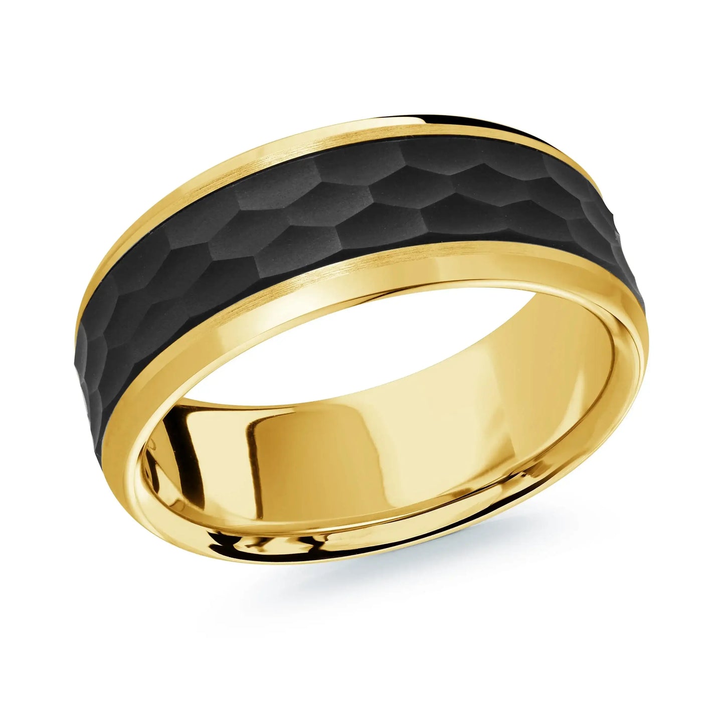 14K Yellow Gold Ring from the Noir Collection by Malo