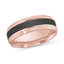 14K Rose Gold Ring from the Noir Collection by Malo