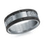 14K White Gold Ring from the Noir Collection by Malo