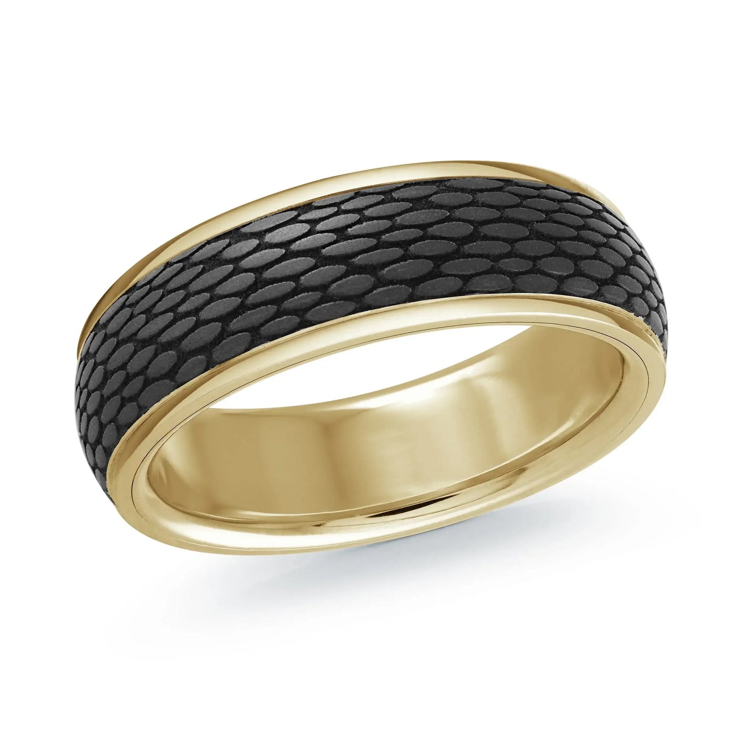 14K Yellow Gold Ring from the Noir Collection by Malo
