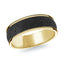 14K Yellow Gold Ring from the Noir Collection by Malo