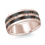 14K Rose Gold Ring from the Titanium Collection by Malo