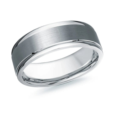 14K White Gold Ring from the Tantalum Collection by Malo