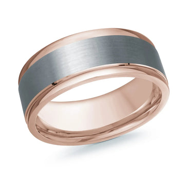 14K Rose Gold Ring from the Tantalum Collection by Malo