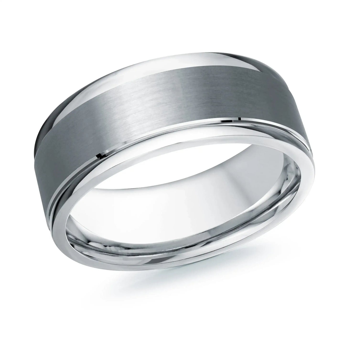 14K White Gold Ring from the Tantalum Collection by Malo