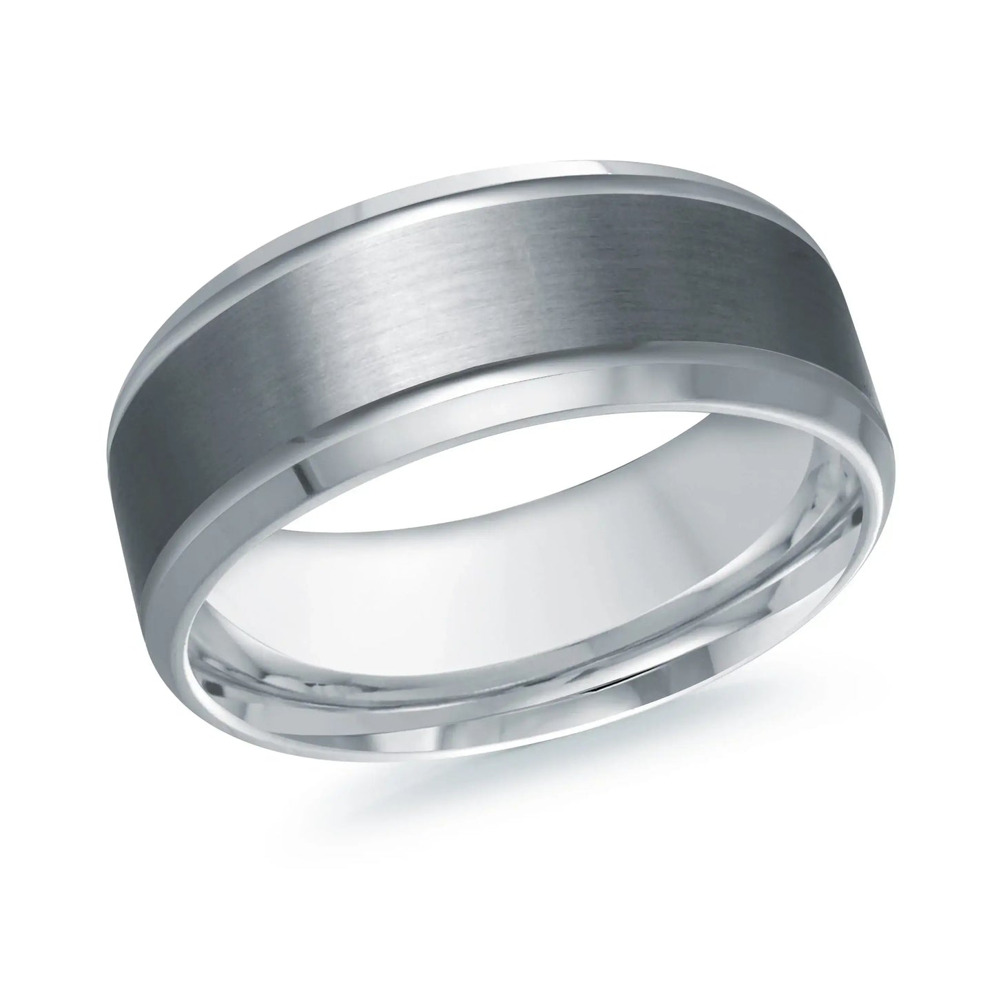14K White Gold Ring from the Tantalum Collection by Malo