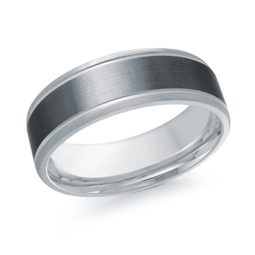 14K White Gold Ring from the Tantalum Collection by Malo