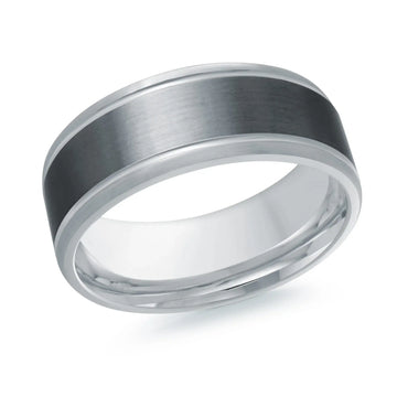 14K White Gold Ring from the Tantalum Collection by Malo