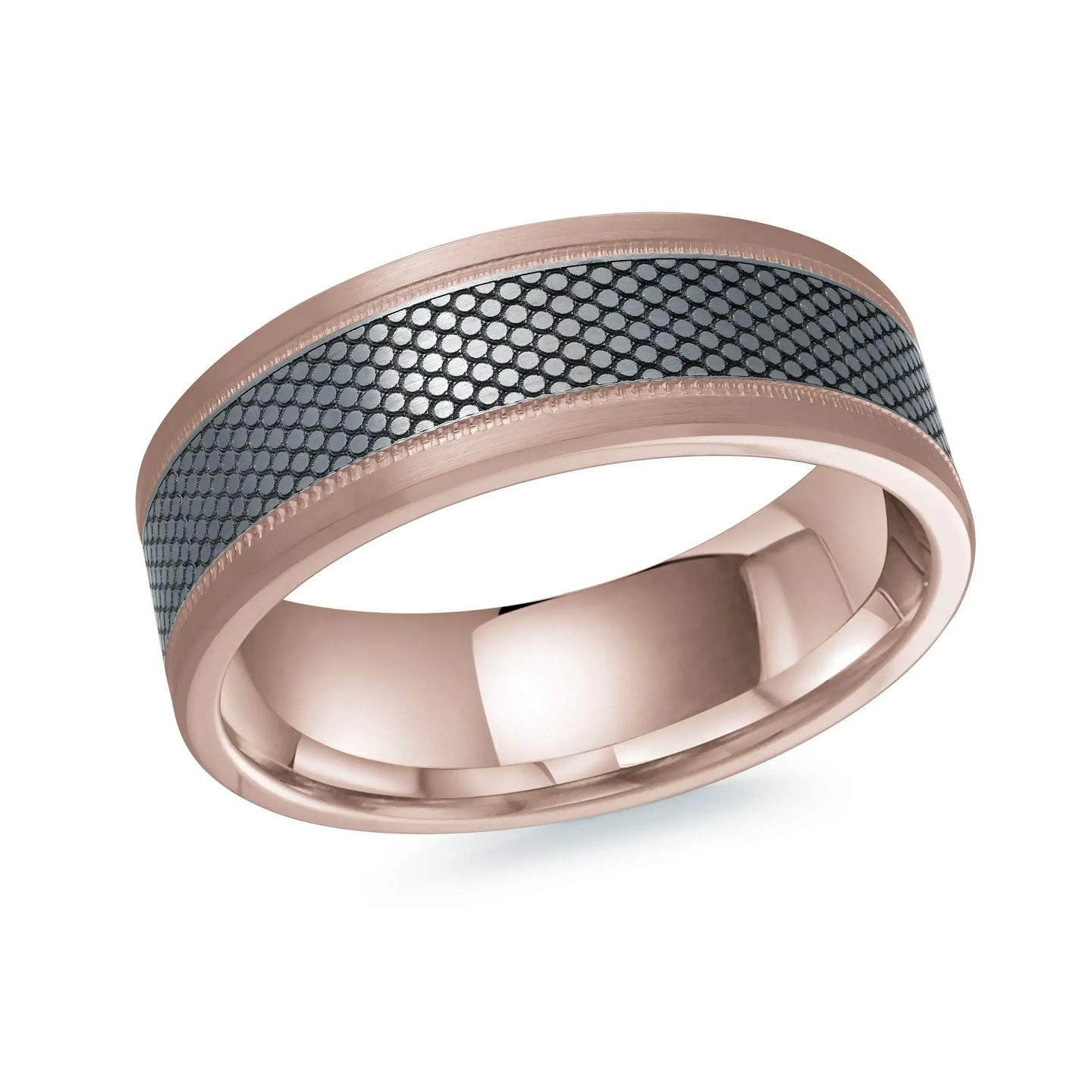 14K Rose Gold Ring from the Tantalum Collection by Malo