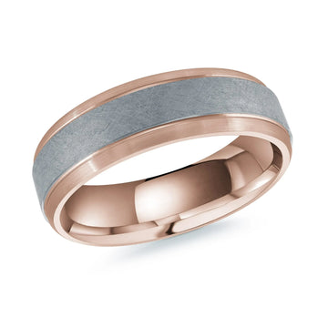14K Rose Gold Ring from the Tantalum Collection by Malo