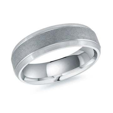 14K White Gold Ring from the Tantalum Collection by Malo