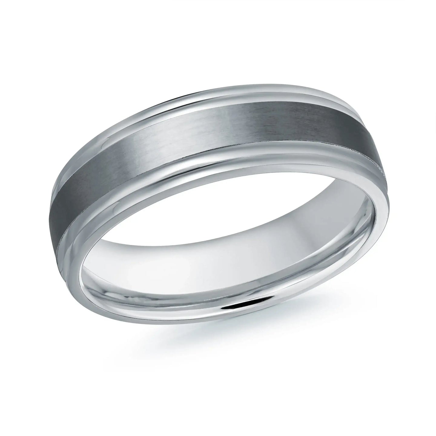 14K White Gold Ring from the Tantalum Collection by Malo