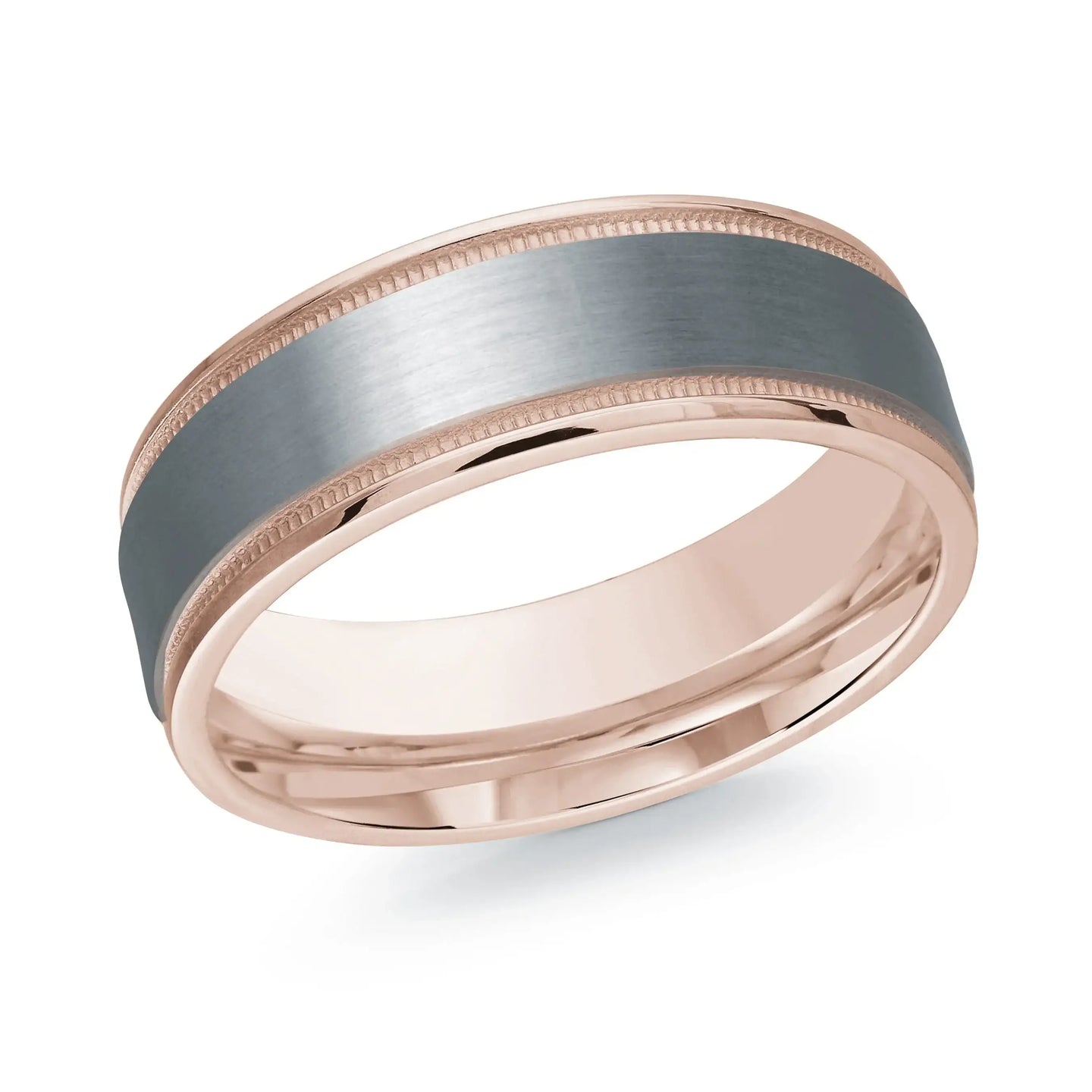 14K Rose Gold Ring from the Tantalum Collection by Malo