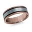 14K Rose Gold Ring from the Tantalum Collection by Malo