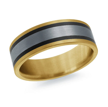 14K Yellow Gold Ring from the Tantalum Collection by Malo