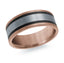 14K Rose Gold Ring from the Tantalum Collection by Malo