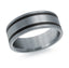 14K White Gold Ring from the Tantalum Collection by Malo