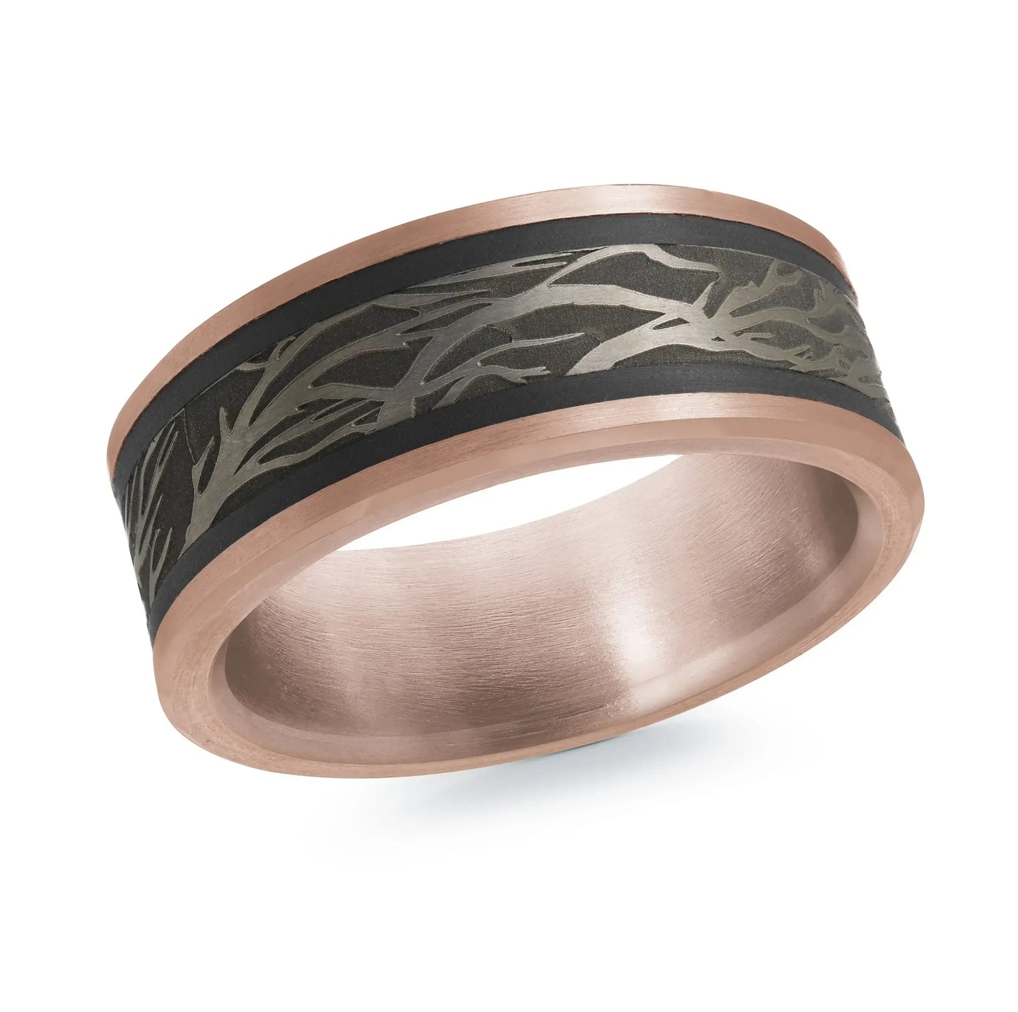14K Rose Gold Ring from the Tantalum Collection by Malo