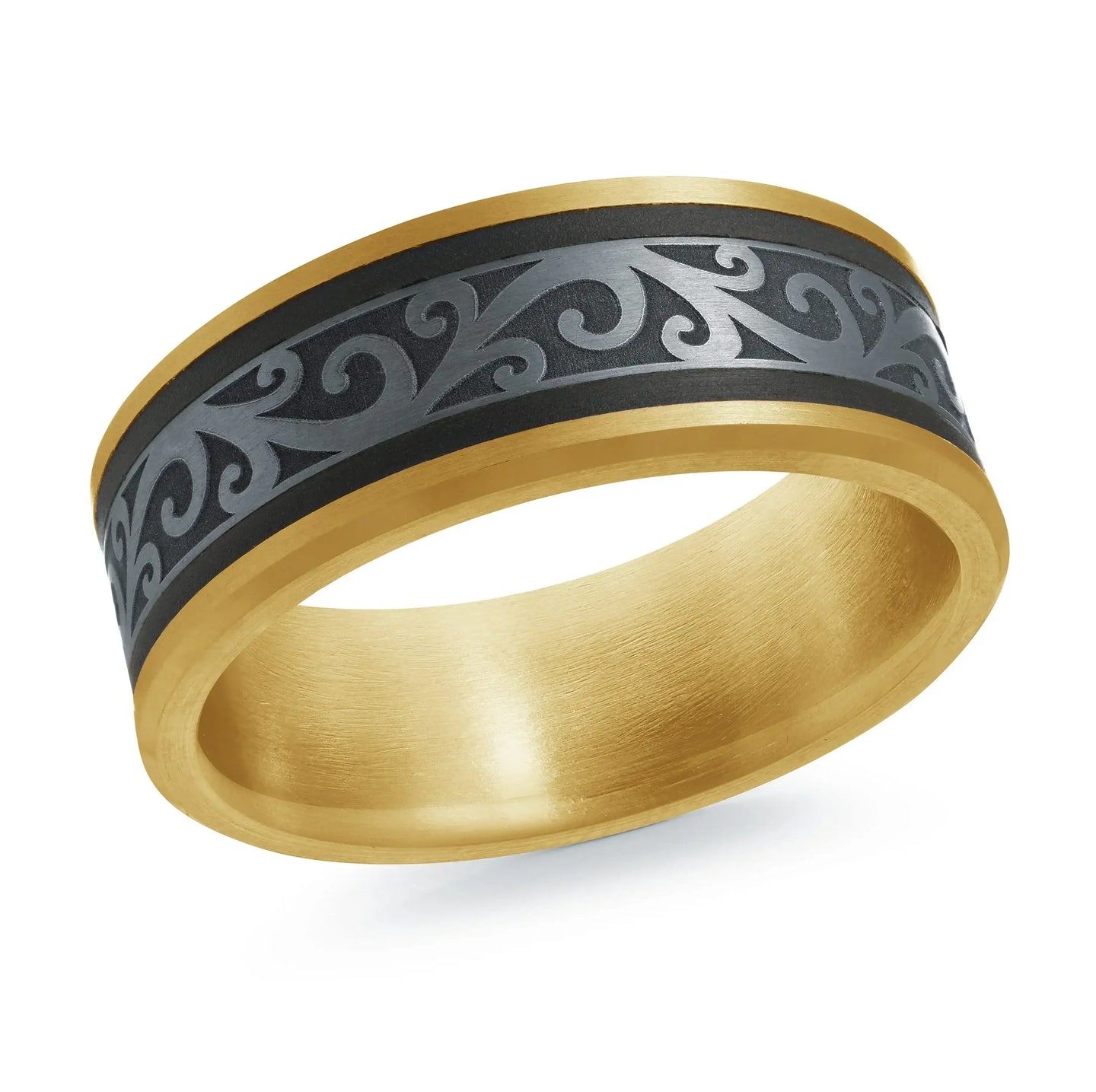 14K Yellow Gold Ring from the Tantalum Collection by Malo
