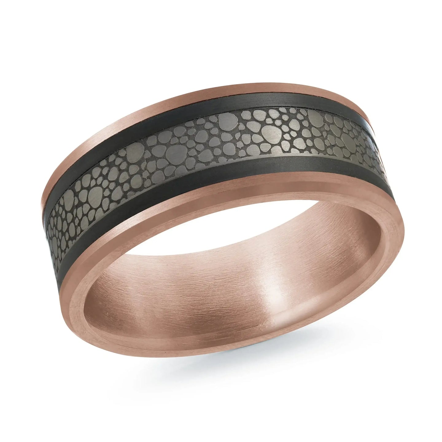 14K Rose Gold Ring from the Tantalum Collection by Malo