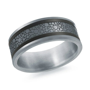 14K White Gold Ring from the Tantalum Collection by Malo