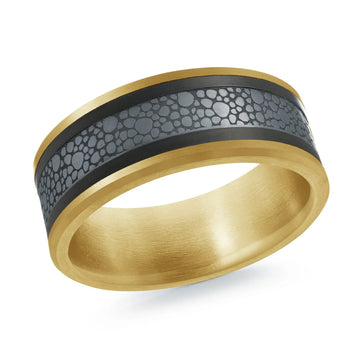 14K Yellow Gold Ring from the Tantalum Collection by Malo