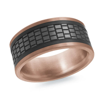 14K Rose Gold Ring from the Tantalum Collection by Malo