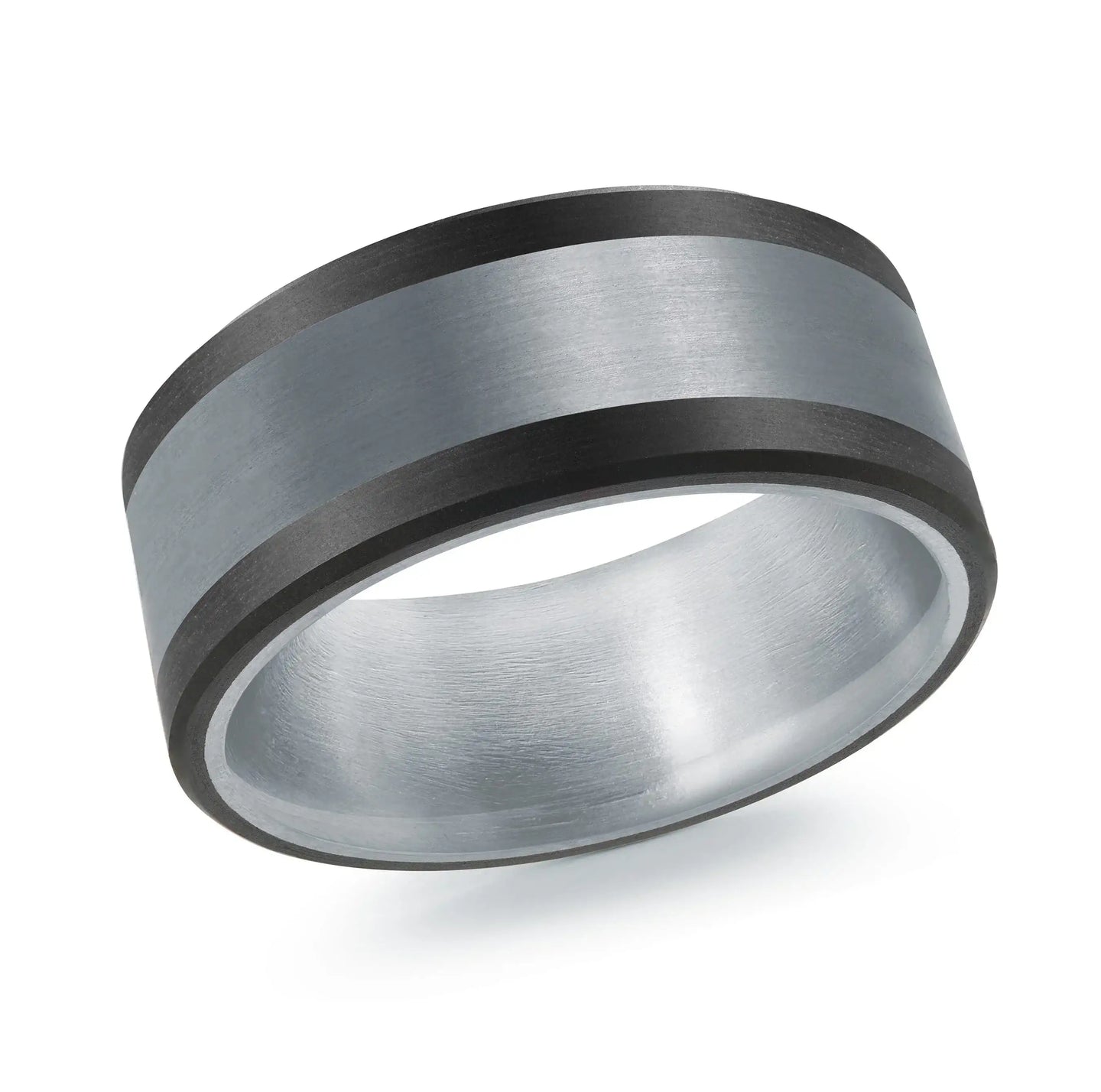 14K White Gold Ring from the Tantalum Collection by Malo