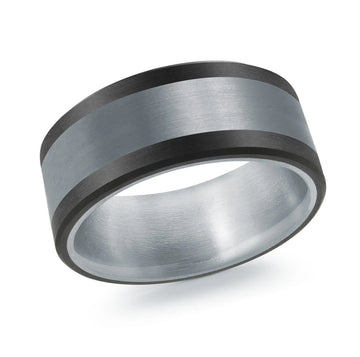 14K White Gold Ring from the Tantalum Collection by Malo