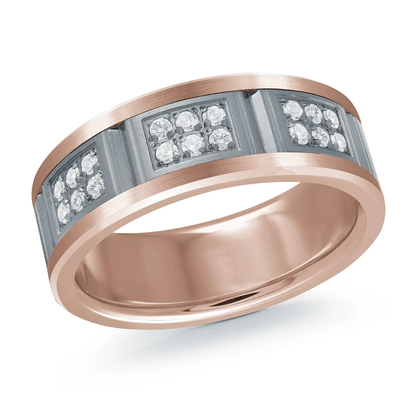 14K Rose Gold Ring from the Tantalum Collection by Malo