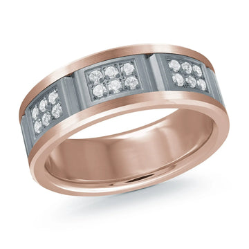 14K Rose Gold Ring from the Tantalum Collection by Malo