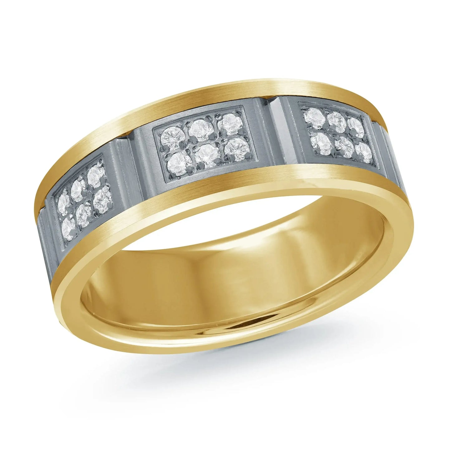 14K Yellow Gold Ring from the Tantalum Collection by Malo