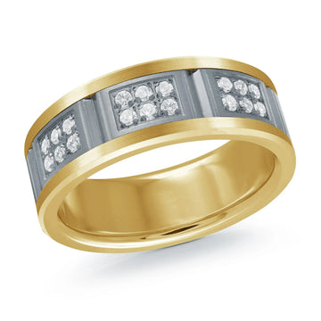14K Yellow Gold Ring from the Tantalum Collection by Malo