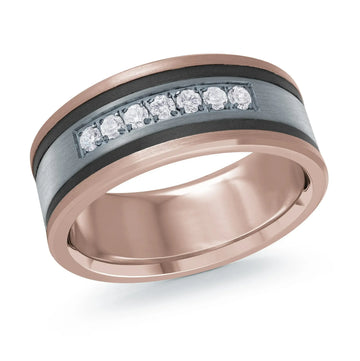 14K Rose Gold Ring from the Tantalum Collection by Malo