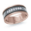 14K Rose Gold Ring from the Tantalum Collection by Malo