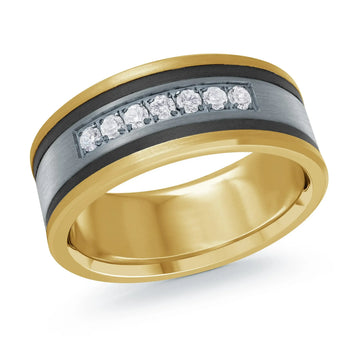 14K Yellow Gold Ring from the Tantalum Collection by Malo