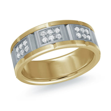 14K Yellow Gold Ring from the Tantalum Collection by Malo