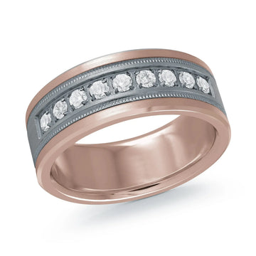 14K Rose Gold Ring from the Tantalum Collection by Malo