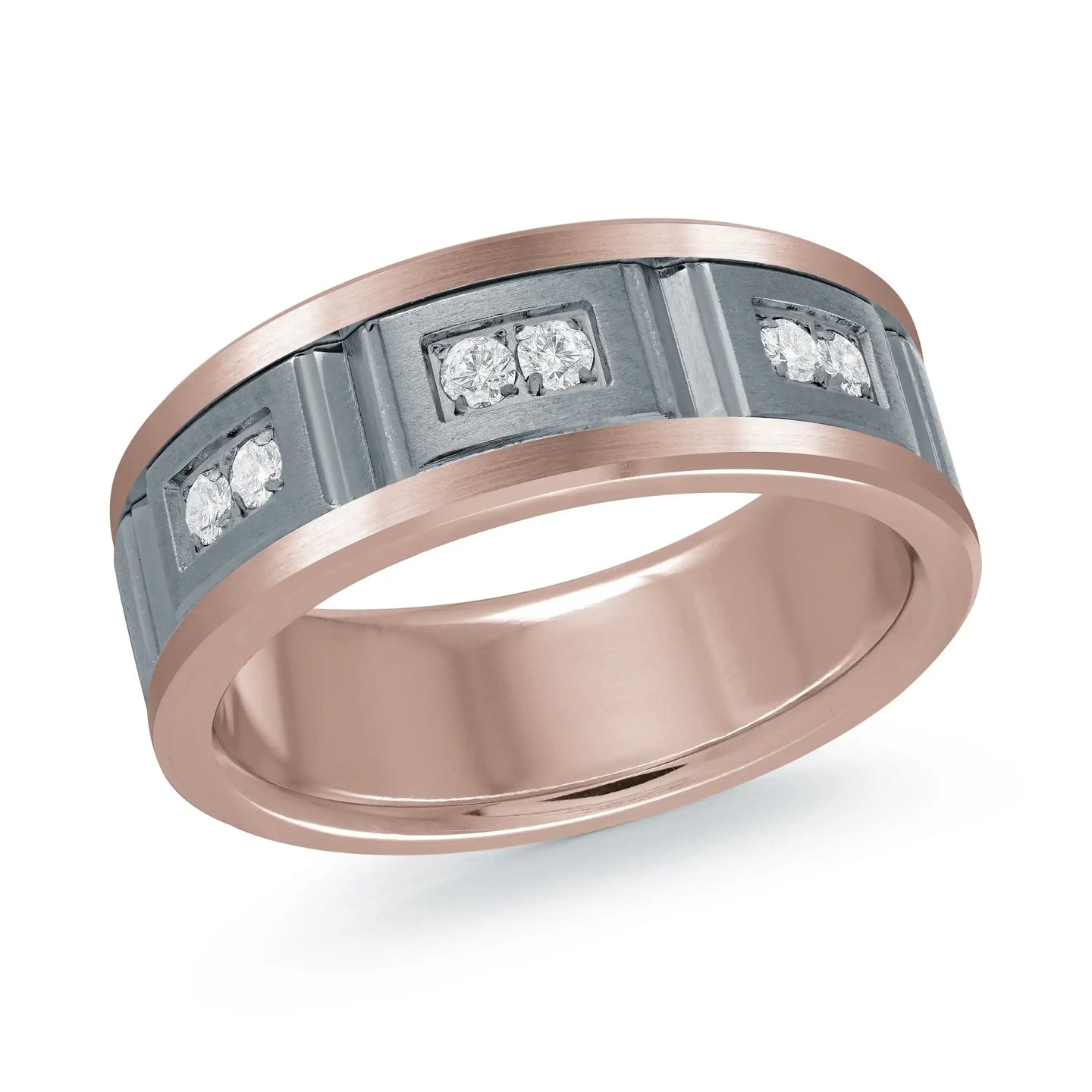 14K Rose Gold Ring from the Tantalum Collection by Malo