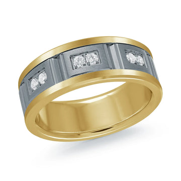 14K Yellow Gold Ring from the Tantalum Collection by Malo
