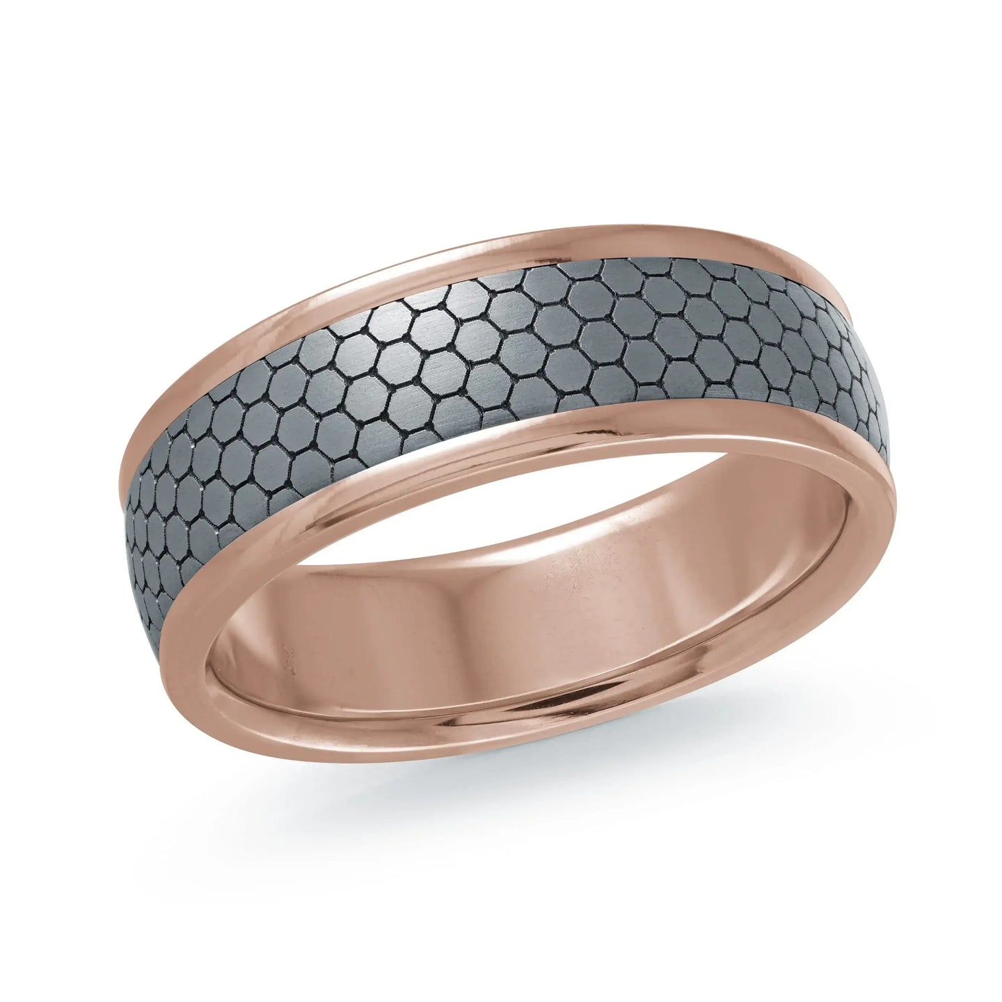 14K Rose Gold Ring from the Tantalum Collection by Malo