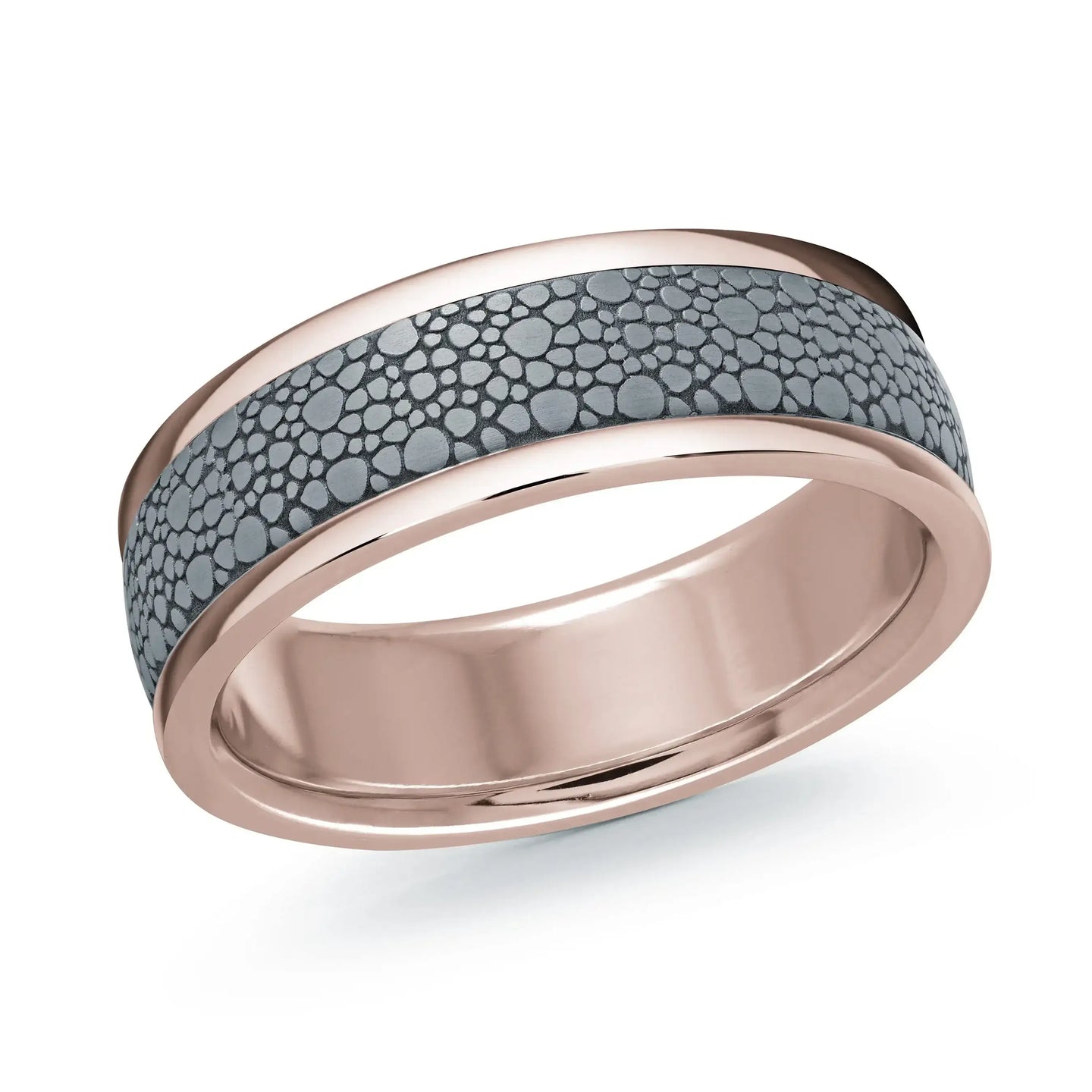 14K Rose Gold Ring from the Tantalum Collection by Malo
